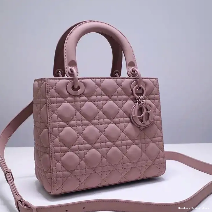 Bag Dior Lady Medium Calfskin Cannage Apricot Ultramatte 0425 Hot Sale